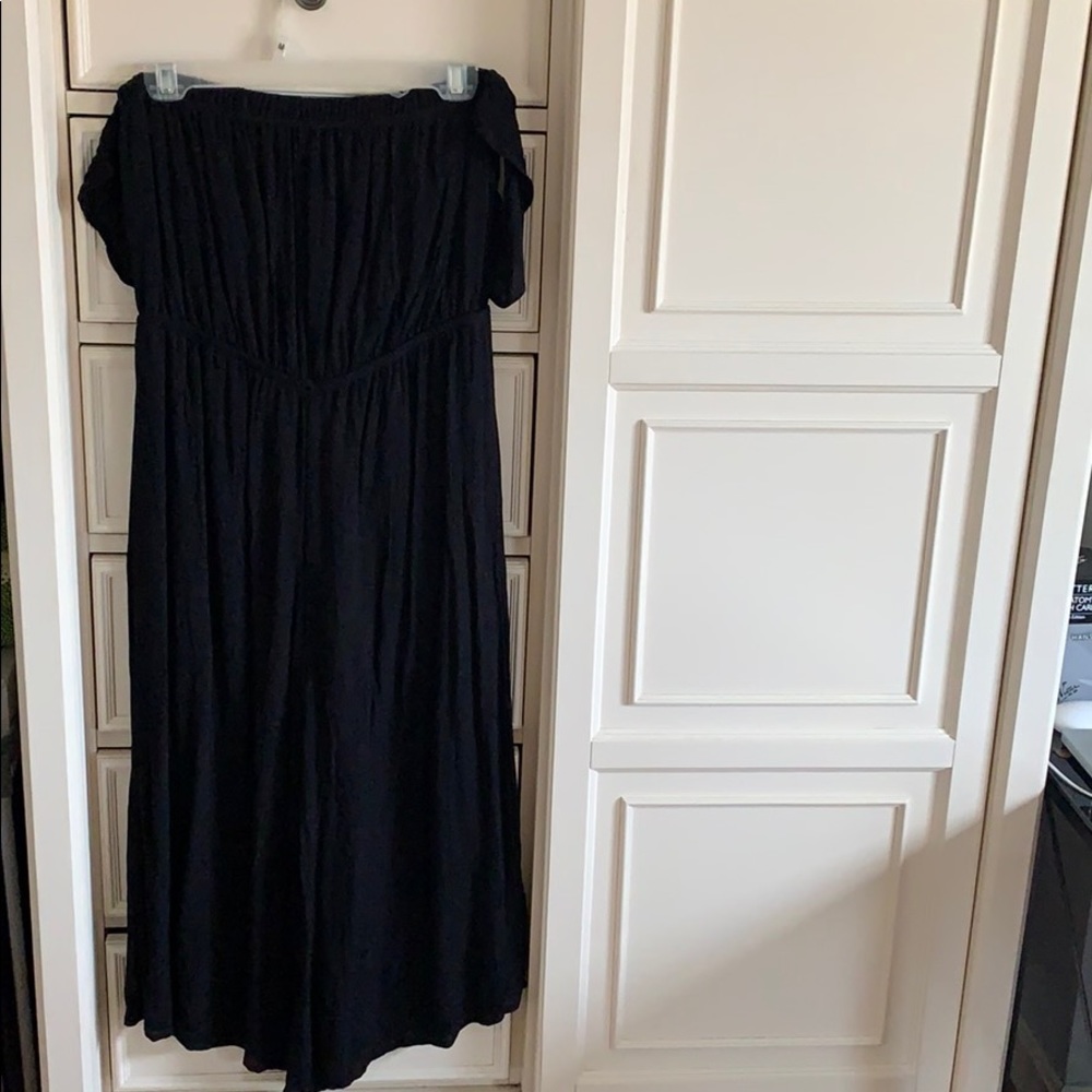 Black loose jumpsuit